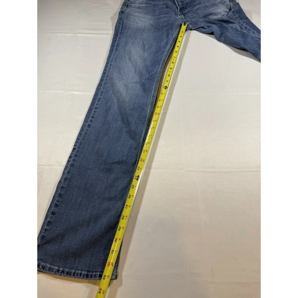 BKE Jake Jeans Mens 32XL Bootcut Denim Buckle Distressed Stretch